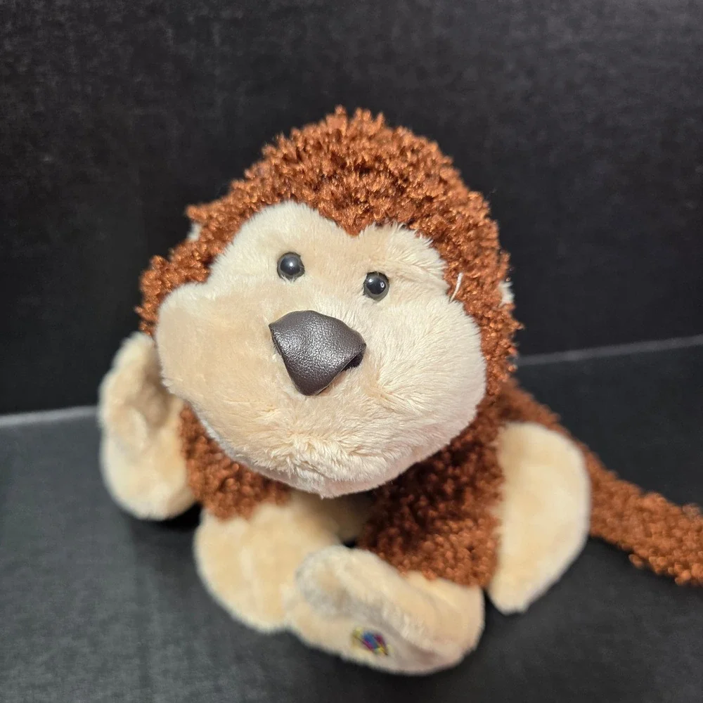 Webkinz Ganz Cheeky Monkey Plush Brown Tan Stuffed Animal‎ 8